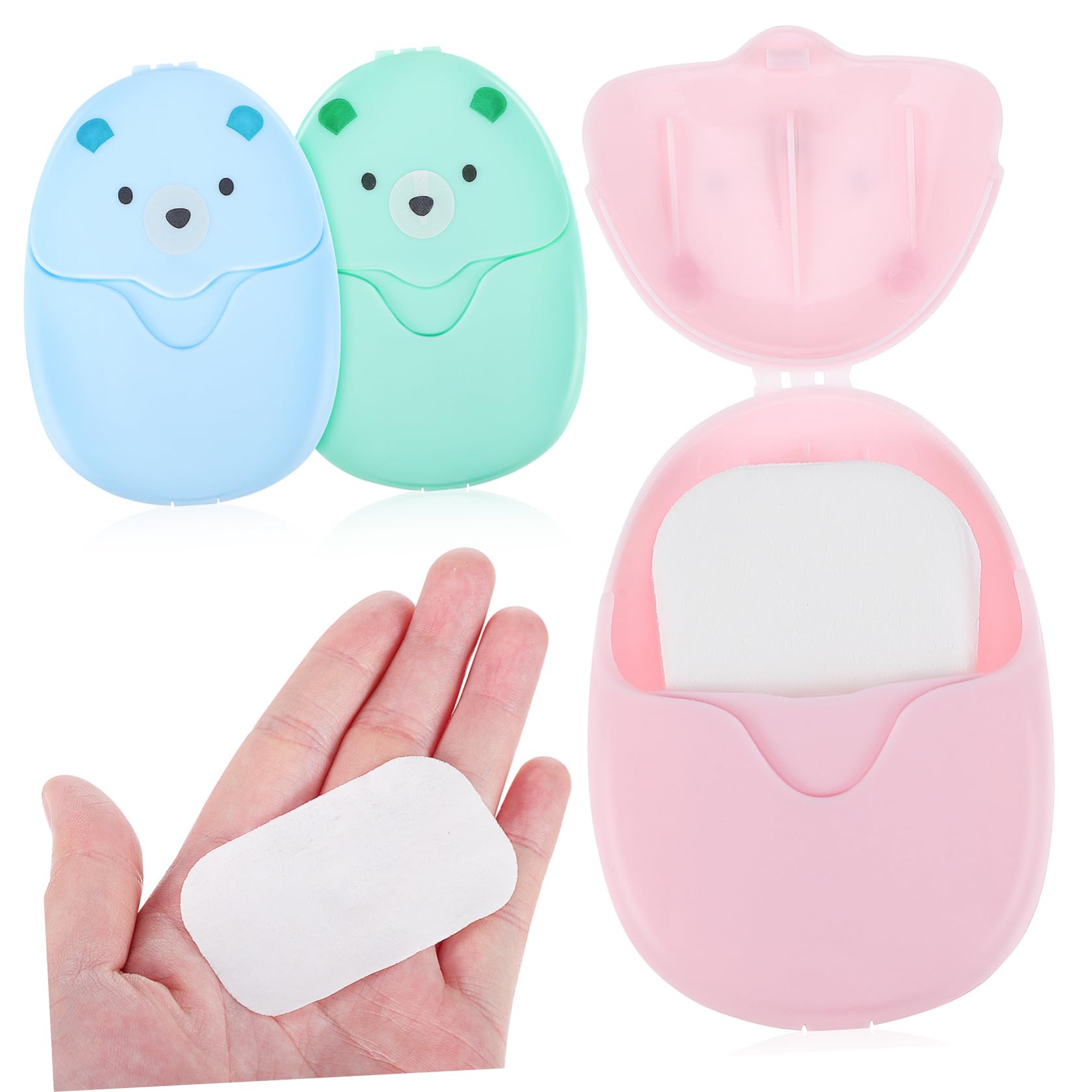 Kisangel De Jabón Desechables Champú De Viaje Viajar Contenedores De Aseo De Viaje Botella De Viaje Accesorios para Acampar Elementos Esenciales De Viaje Páginas