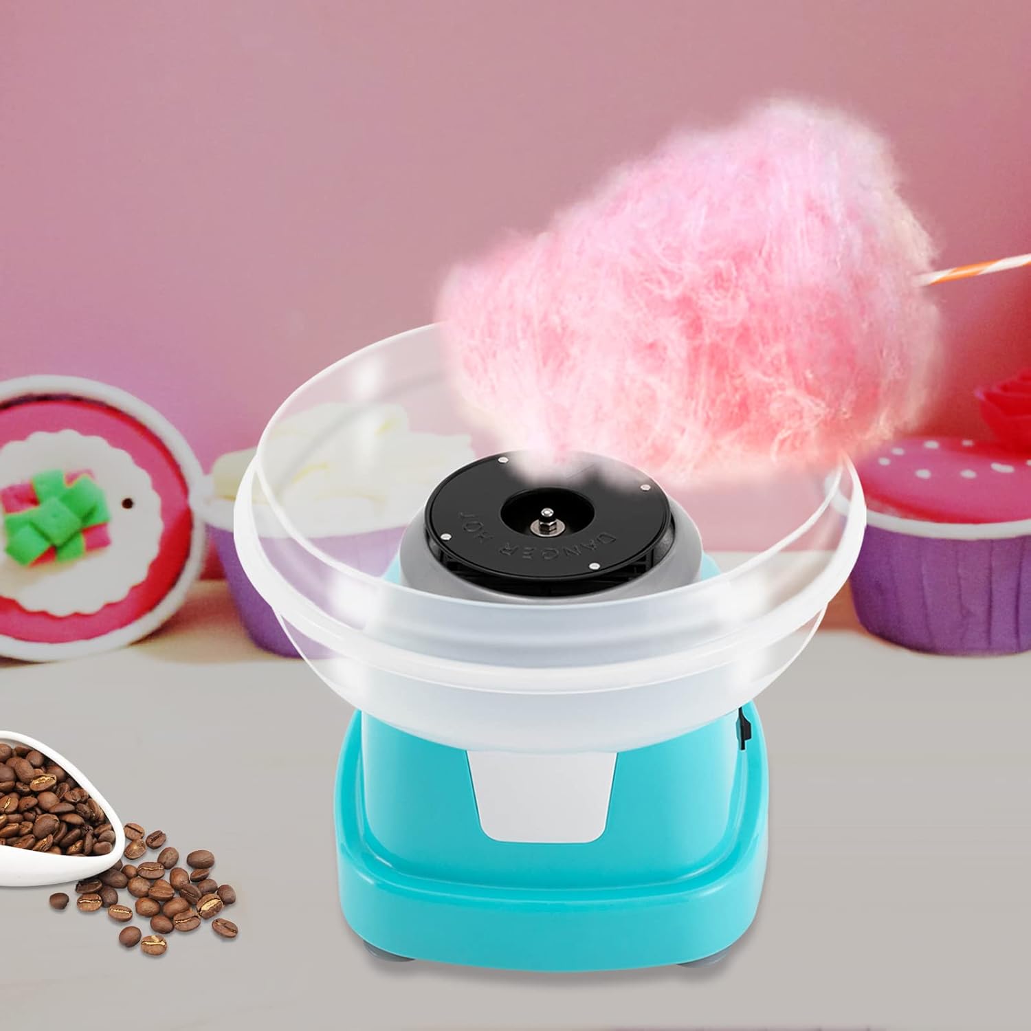 Cotton Candy Maker, Homemade Portable Cotton Candy Machine