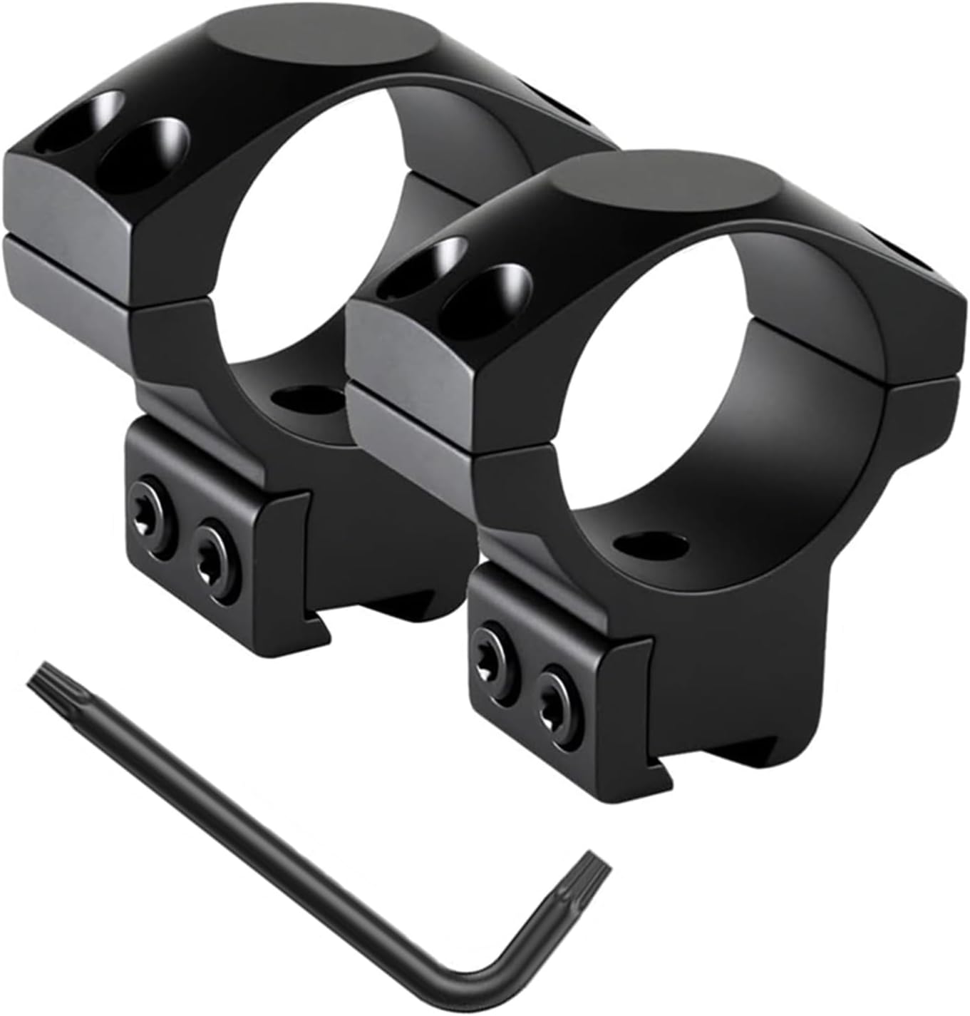 30mm Dovetail Scope Rings Set for 11mm Dovetail Rails (High Profile