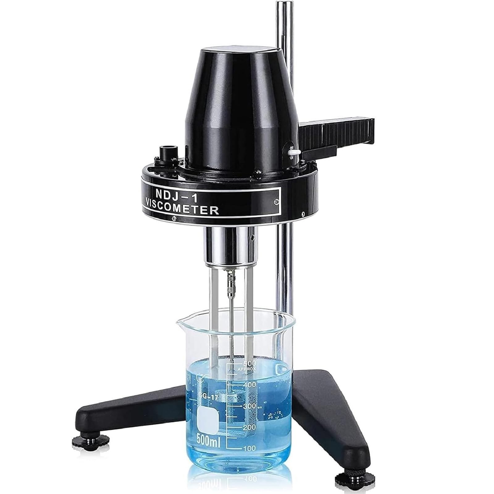 DDZJTPP Portable Rotational Viscometer,Lab Rotary Viscosity Tester Meter 10-100,000 MPa.S,Digital Viscosity Meter,Liquid Viscometer, Viscosity Tester,Laboratory Viscometer Accuracy:±5.0%