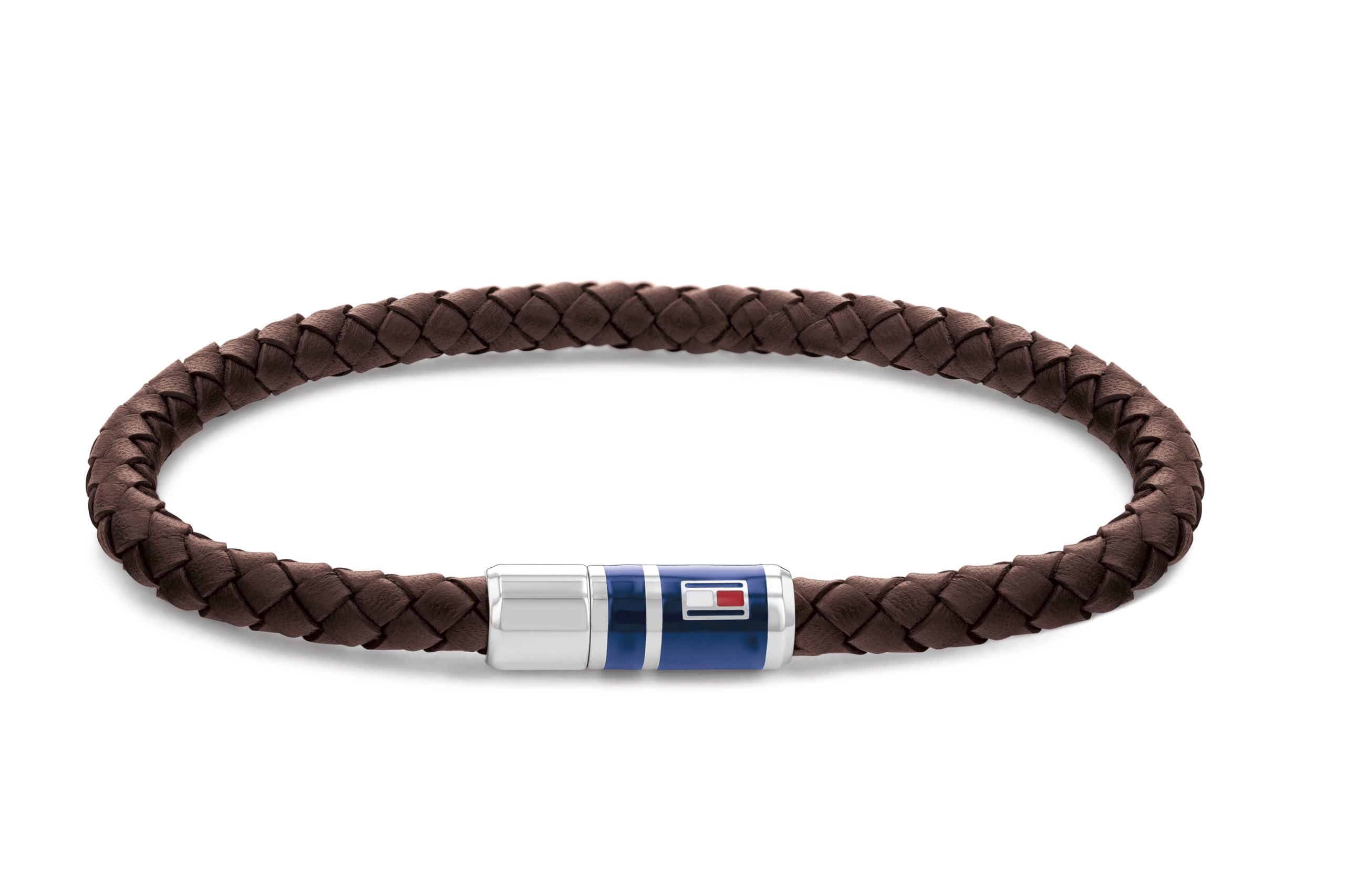 Tommy Hilfiger Jewelry Pulsera para Hombre de Piel Marrón - 2790295