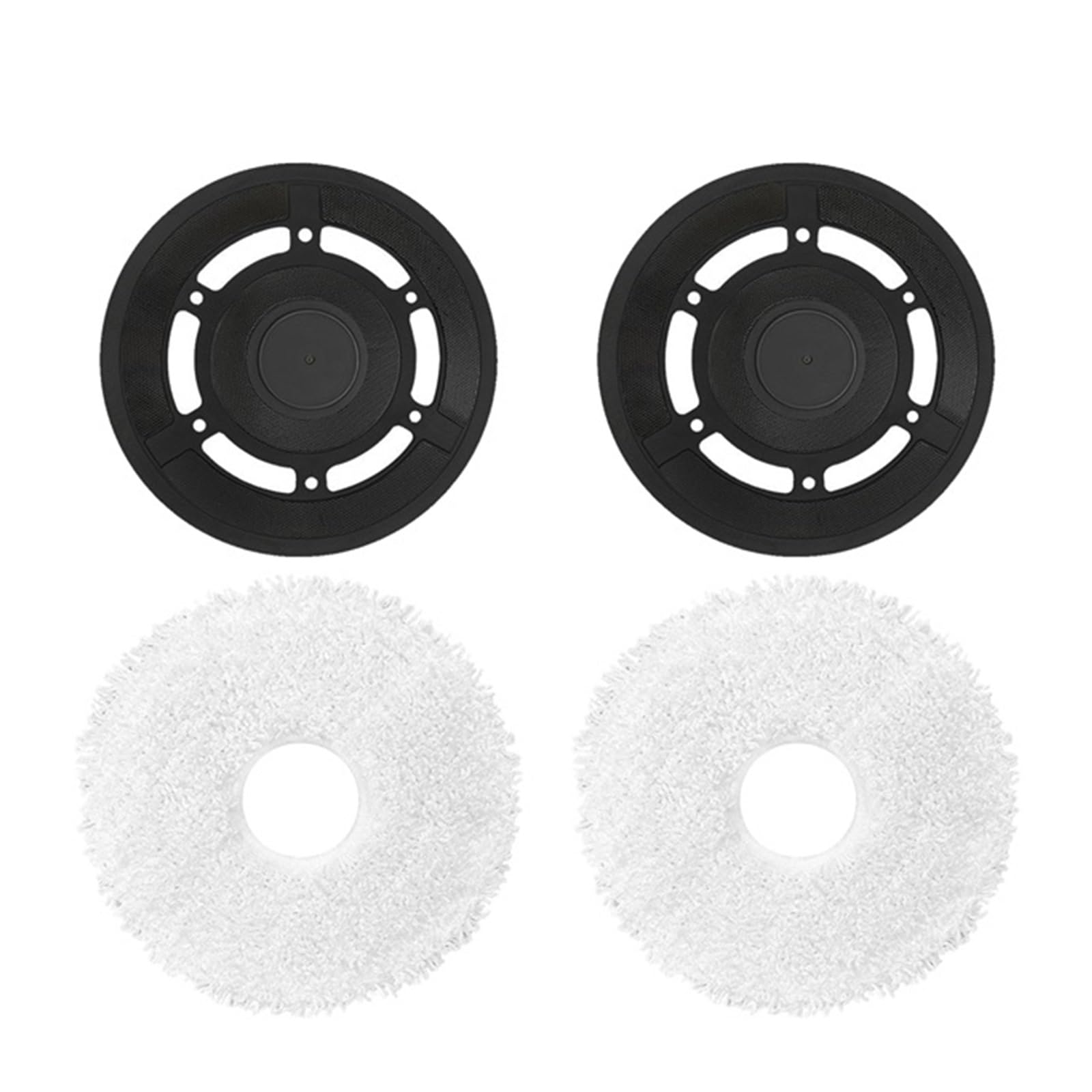QLMXJVZHKCN 2-3pcs，Compatible For Ecovacs，Compatible For Deebot，X1 OMNI TURBO Robot Vacuum Cleaner Mop Rag Bracket Spare Parts Accessories(4pcs A)