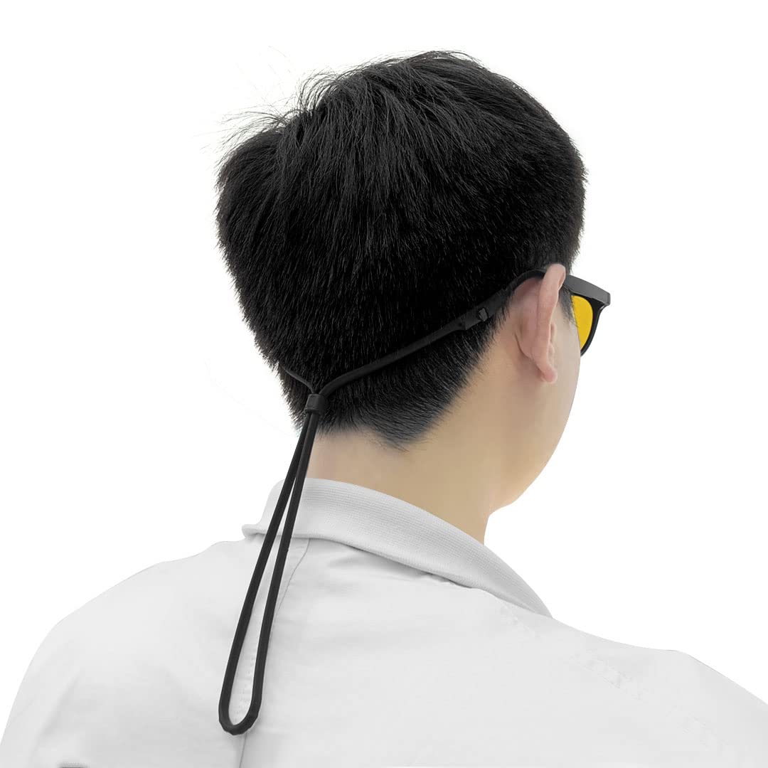 A'ceisme Correa para gafas, soporte ajustable para gafas para deportes, correa de silicona para gafas de sol para hombres, mujeres y niños