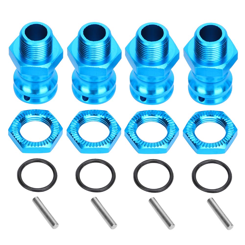 Lot de 4 moyeux hexagonaux de roue en aluminium RC de 12 mm, extension Lot de 4 moyeux hexagonaux de roue en aluminium RC de 12 mm, extension