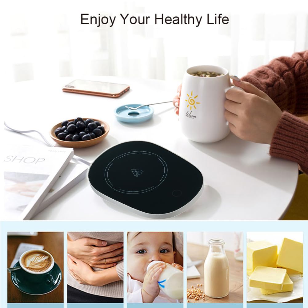 Scalda Tazza USB,Scalda Tazza,Scalda Bevande,Scaldatazze da Caffè,Sottobicchiere Elettrico,Scalda Tazza,Scrivania Beverage Warmer