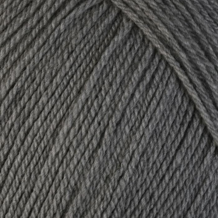 WoolCraft Aran with Wool 400g Knitting & Crochet Yarn, Great Value Acrylic with 25% Wool Yarn, Choose from 43 Shades, 800 Metres, 400g Balls, Pack of 5, Silver โ image 1