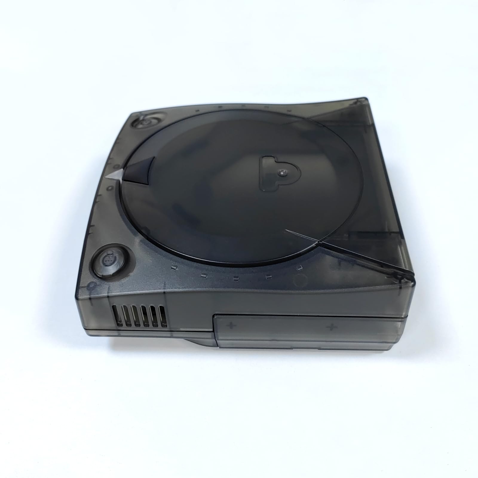 Hzxkqmil Coque de rechange pour console de jeux vidéo SEGA Dreamcast DC Retro - Plastique translucide - Accessoires pour Dreamcast DC - Noir transparent