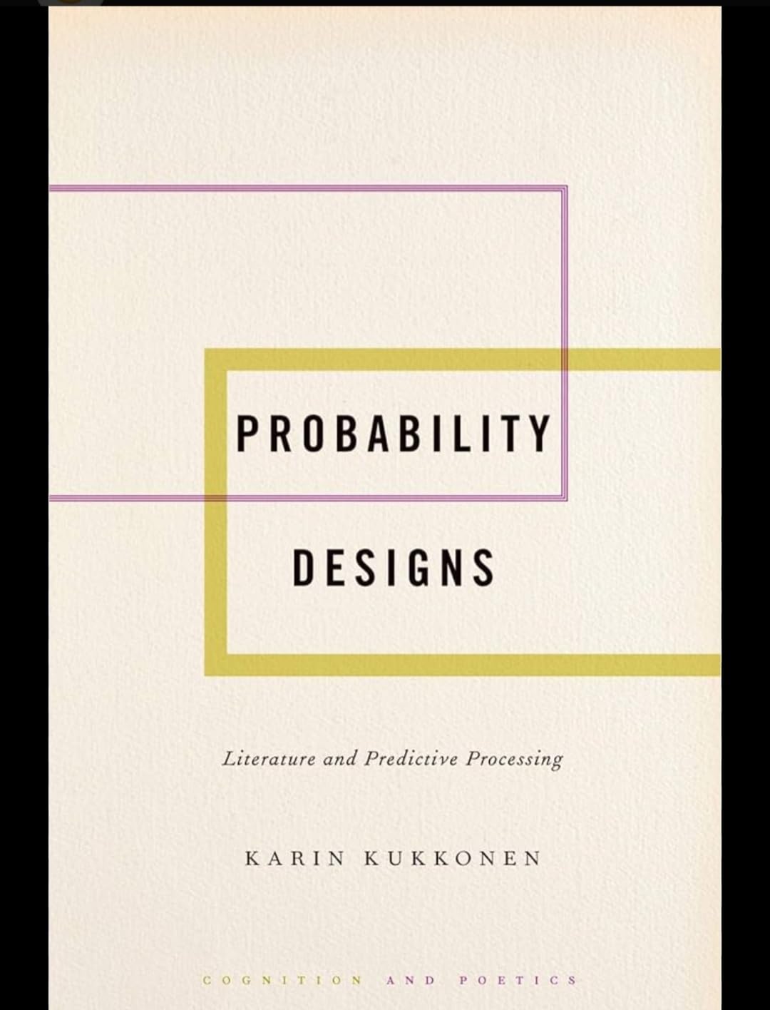 Buy Probability Designs: Literature and Predictive Processing — BookShops.in