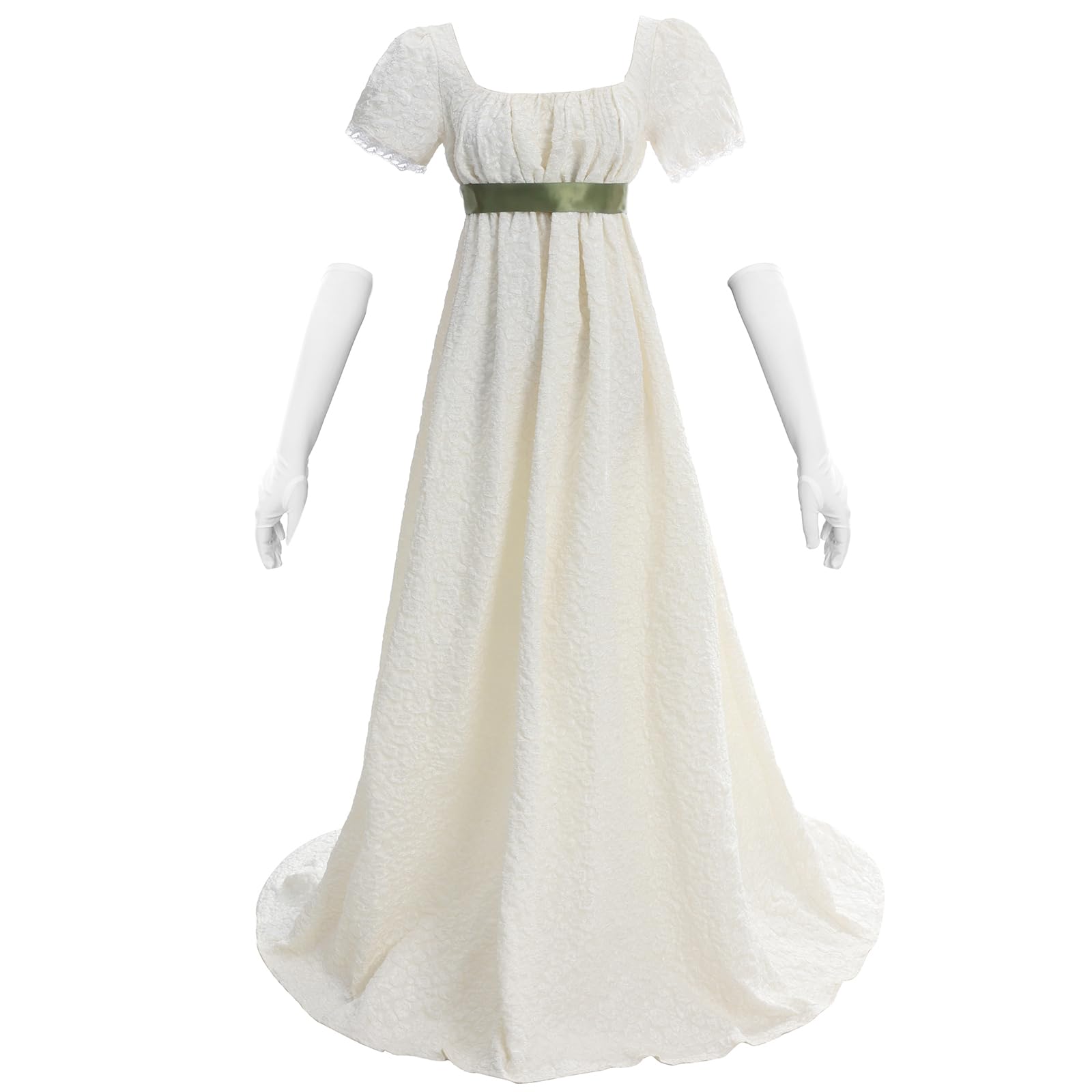 green emerald velvet dress Amazon.com: Regency Dress for Women Empire Waist Long Tea Party Dress Dress  Victorian Ball Gown 1800s Regency Era Dress : Clothing, Shoes & Jewelry main image 0