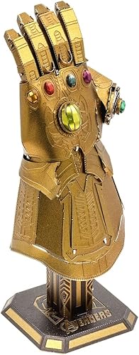 Miniatura 3 de Metal Earth Fascinations Marvel Avengers Infinity Gauntlet 3D Kit de modelo de metal con pinzas