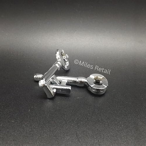 Miniatura 4 de MilesMagic Rompecabezas de llave de molde de mago Llaves de enclavamiento de metal que vincula el truco de magia de desvinculación
