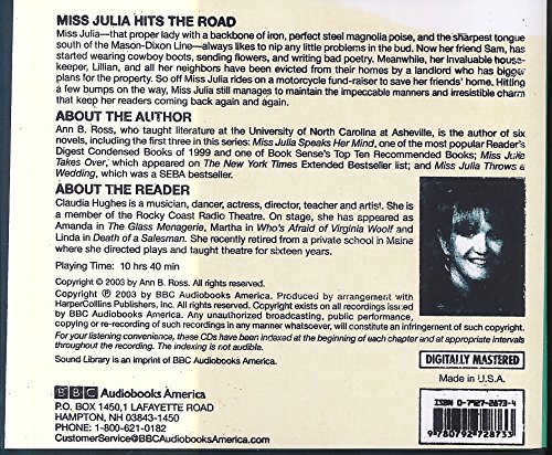 Miss Julia Hits the Road Lib/E 0792728734 Book Cover
