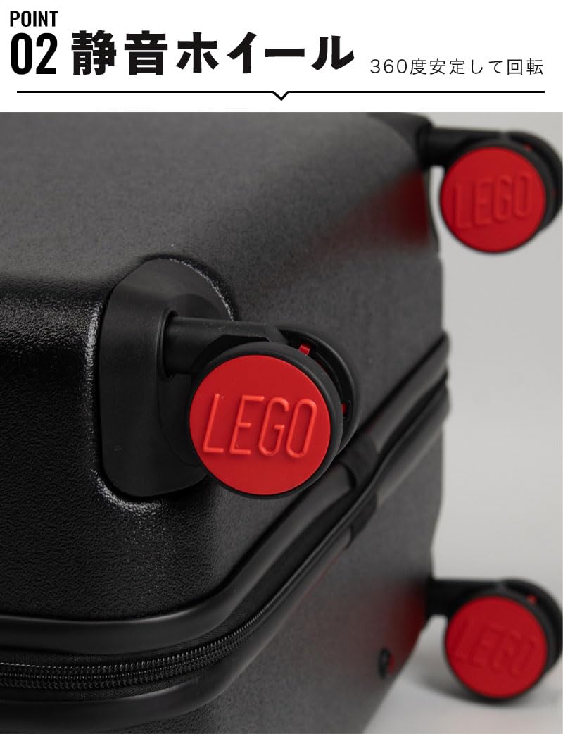 Bbm Lego - Brick 2 x 2 Urban Trolley 24" - Black/Stone Grey (20153-1961)