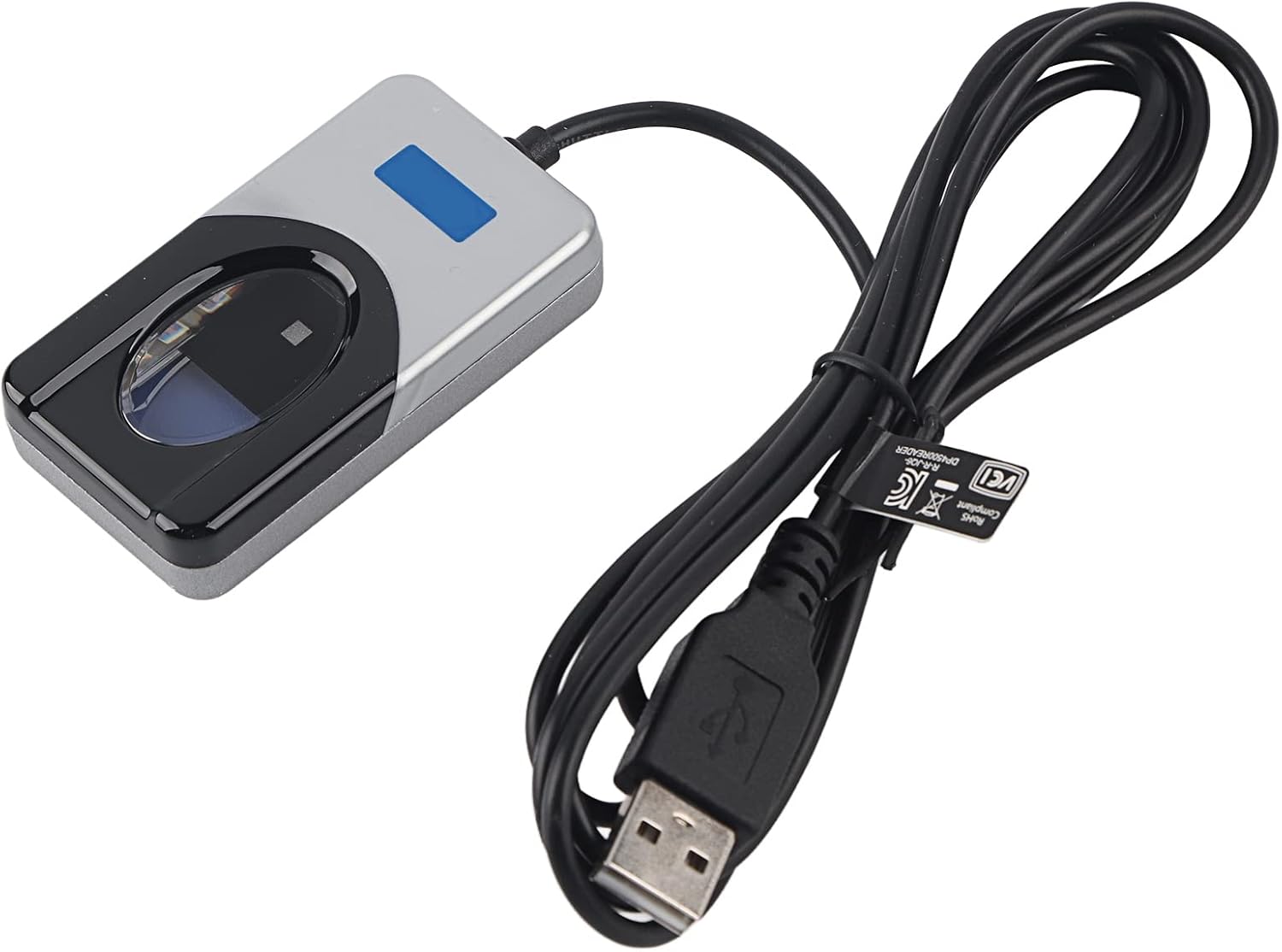 BLACKTK USB Fingerprint Collector Biometric Reader Fast and Accurate Image Recognition with Multi-Language Support for Secure Applications