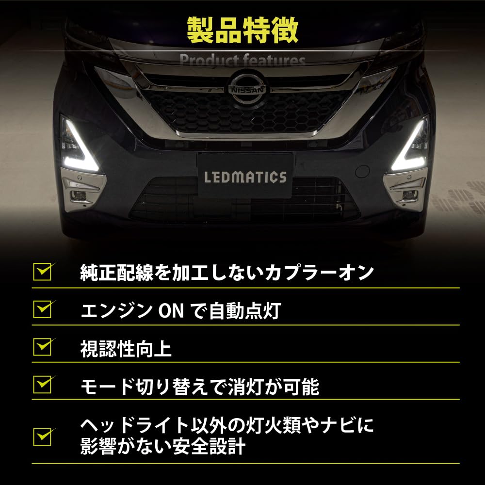Amazon.co.jp: B44A/B45A B47A/B48A ルークス ハイウェイスター ヘッド