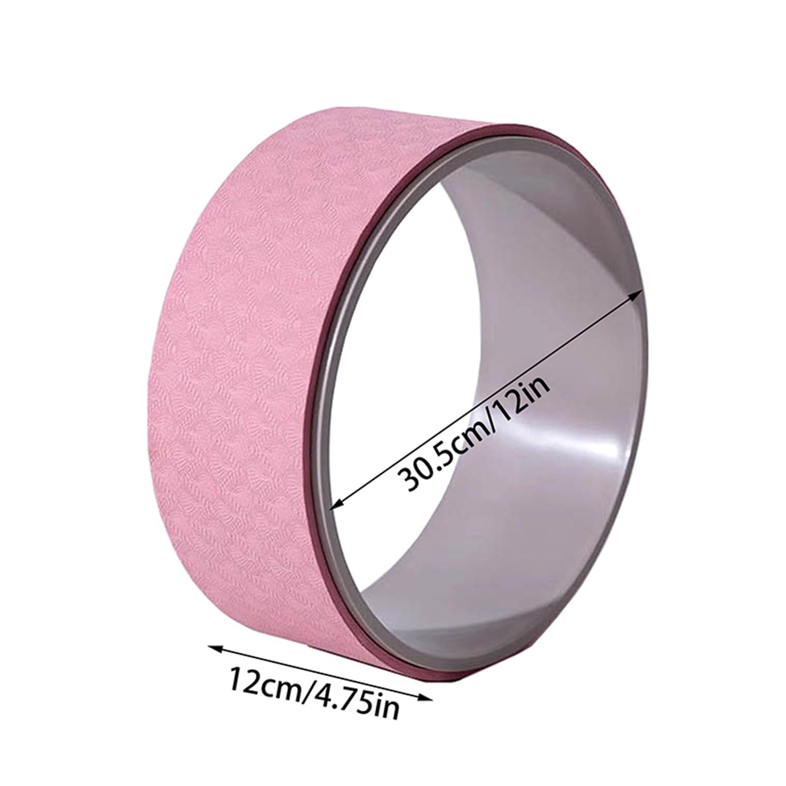 Ruota for yoga, accessori for pilates, attrezzi da palestra, attrezzatura for esercizi, cerchio fitness, massaggio muscolare, rullo for allenamento della schiena per alleviare il mal di schiena