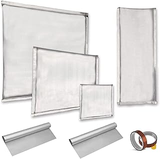 Heat Press Pillow Bundle - 8 Pack Including 4 Size Silver Heat Pressing Transfer Pillows, 2 Teflon Paper Sheets, 2 Rolls Heat Resistant Tape for Heat Press Sublimation Projects