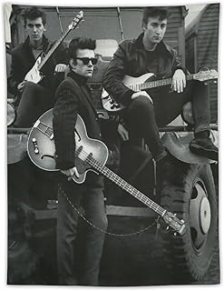 ロックバンド ビートルズグッズ4ポスター タペストリー バスルーム ベッドルーム リビング装飾 ウォールアート プリント 壁の絵30"x40"