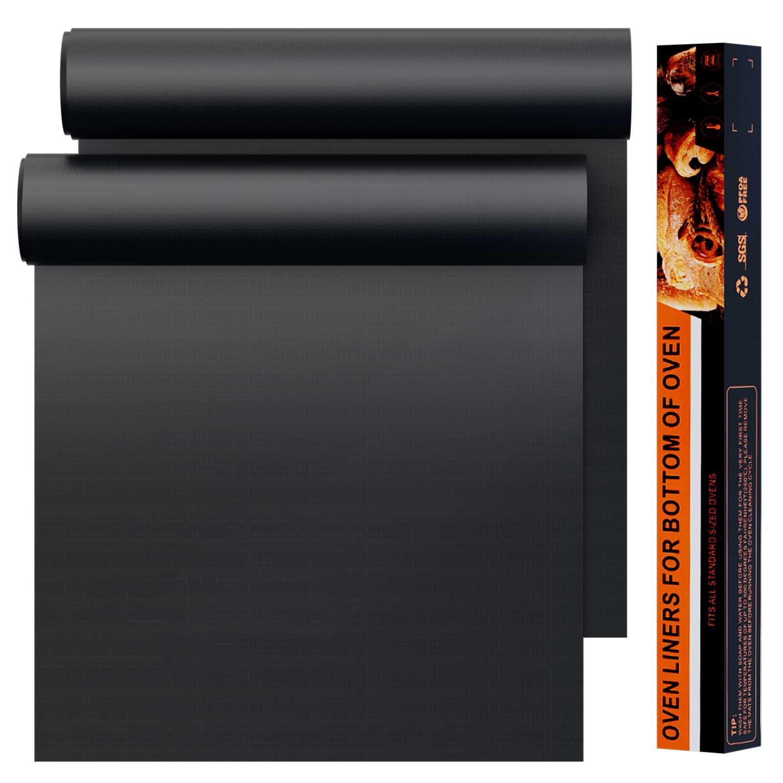 Oven Liners for Bottom Of Oven, Dailyart 2 Pack Large Thick Heavy Duty Oven Liners, Reusable Non-Stick Teflon Oven Mat, BPA and PFOA Free Oven Liners for Bottom of Electric Oven/Gas Oven,15.74"x23.6"