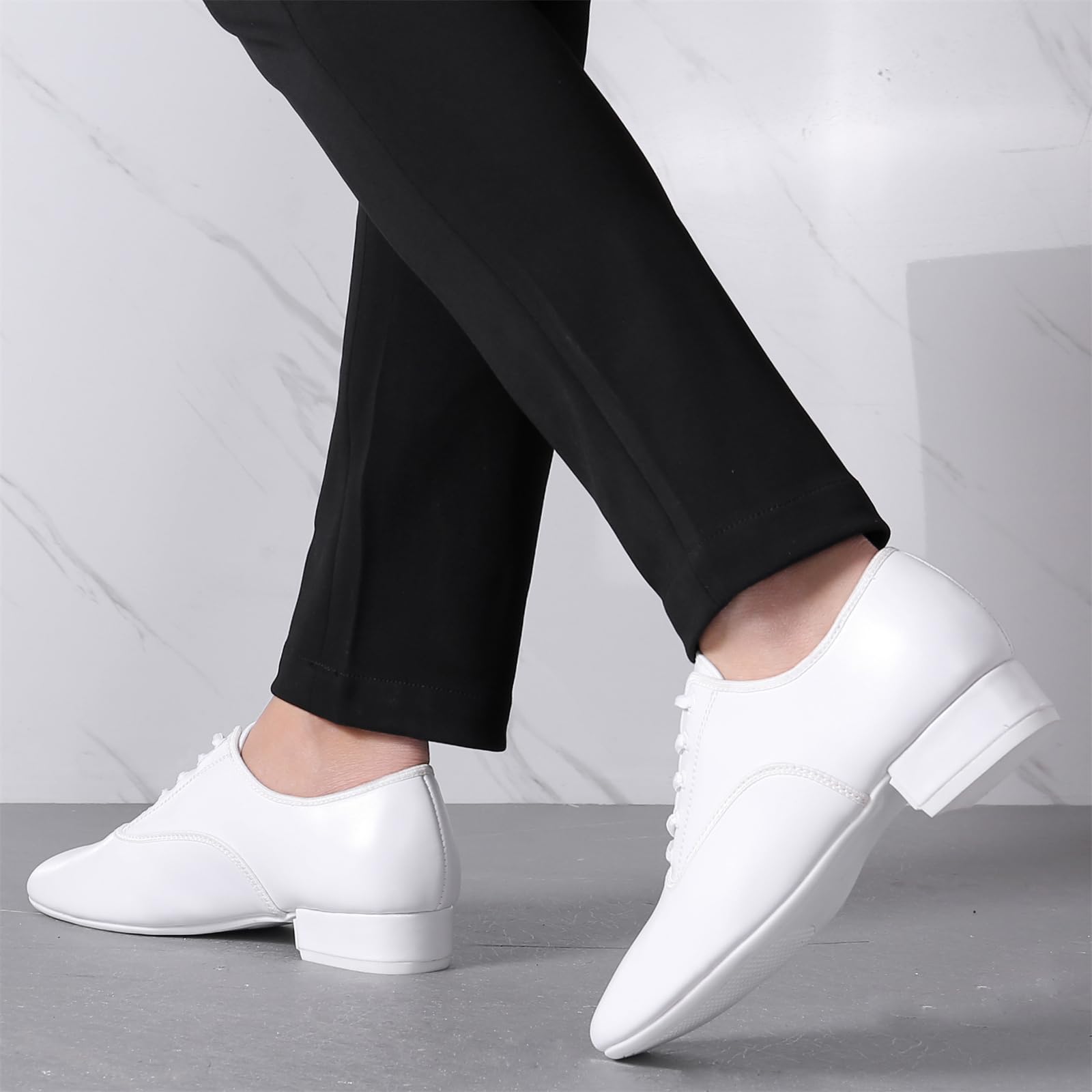 Zapatos De Baile para Hombre Tacón Bajo Oxford Zapatos De Salón Modernos Latinos