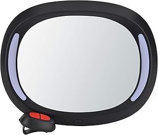 Altabebe AL1108 - Espejo LED para bebé, color negro
