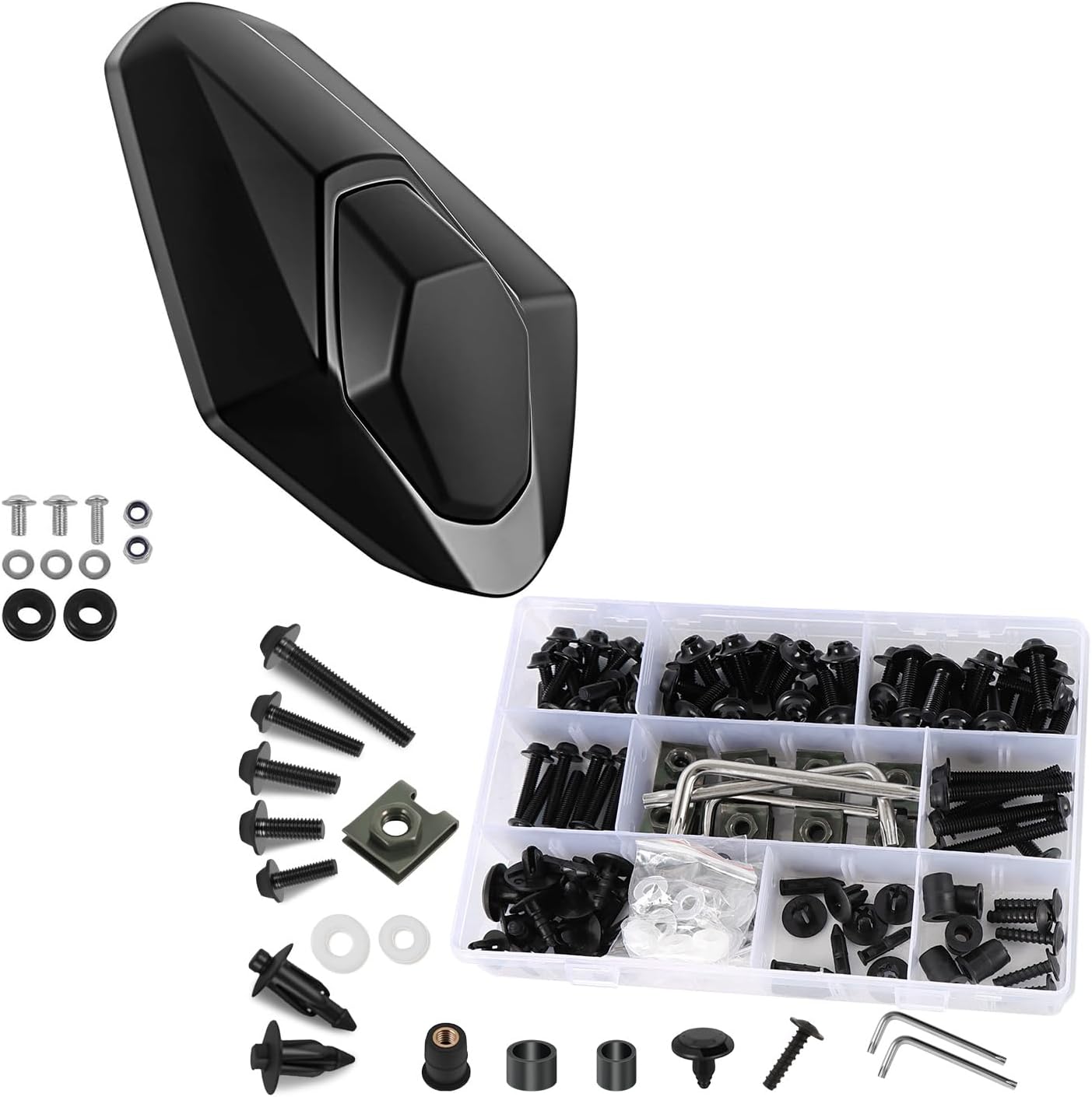 Rear Seat Cowl for GSX-8S 2023-2025, GSX-8R 2024 2025 And Motorcycle Fairing Bolt Kit