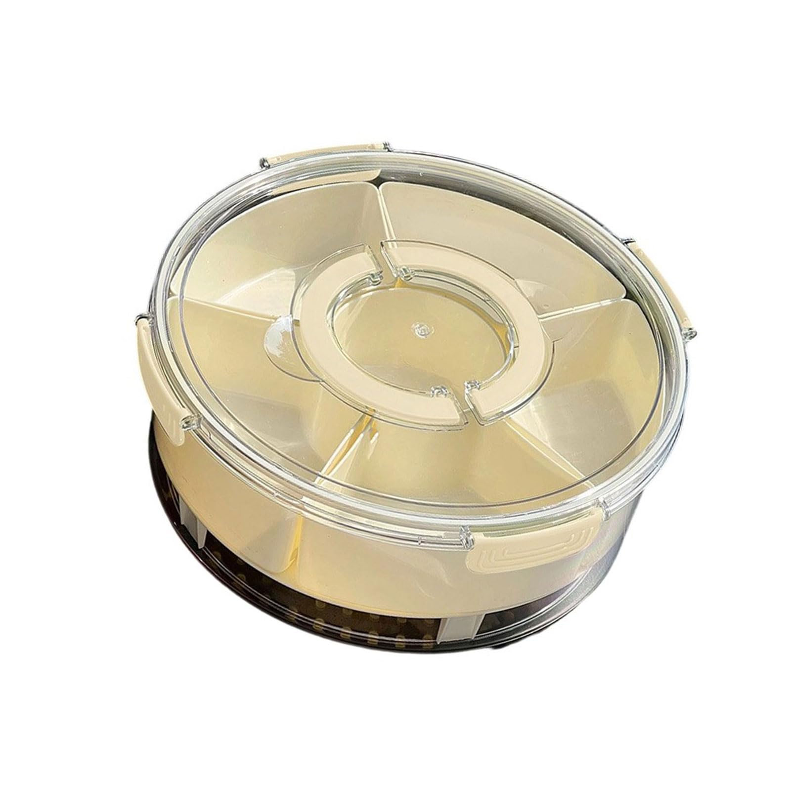 YROHGKPN PET+PP Camping Food Container with Divided Sections and Ice Compartment Meal Preparation Boxf or Picnics Use Camping Picnics Insulated Food Container