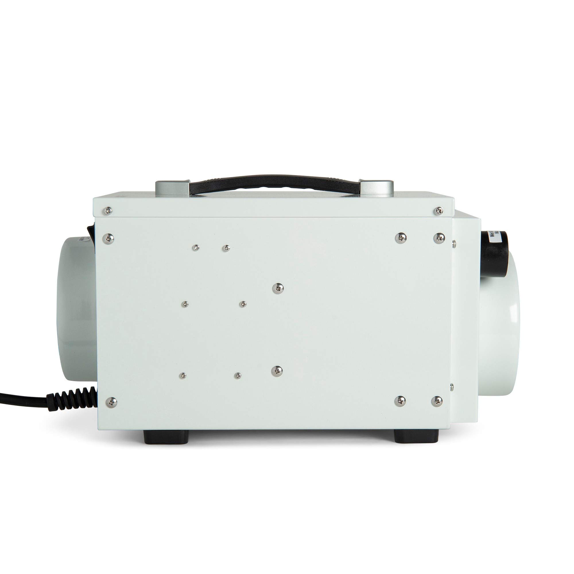 Ecor Pro DryFan DH1200 osuszacz adsorpcyjny, 12 l/dzień, całkowicie metalowa konstrukcja z powłoką epoksydową, do użytku prywatnego i przemysłowego oraz do pomieszczeń do 200 m²