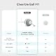 Cheerble Smart Interactive Cat Toy, Automatic Moving Bouncing Rolling Ball for Indoor Cat Kitten, Peppy Pet Ball with Lights and Bell, Grey Product Image 3