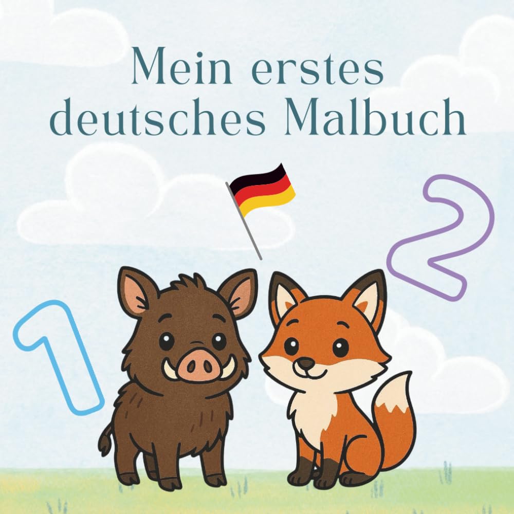 Mein erstes deutsches Malbuch
