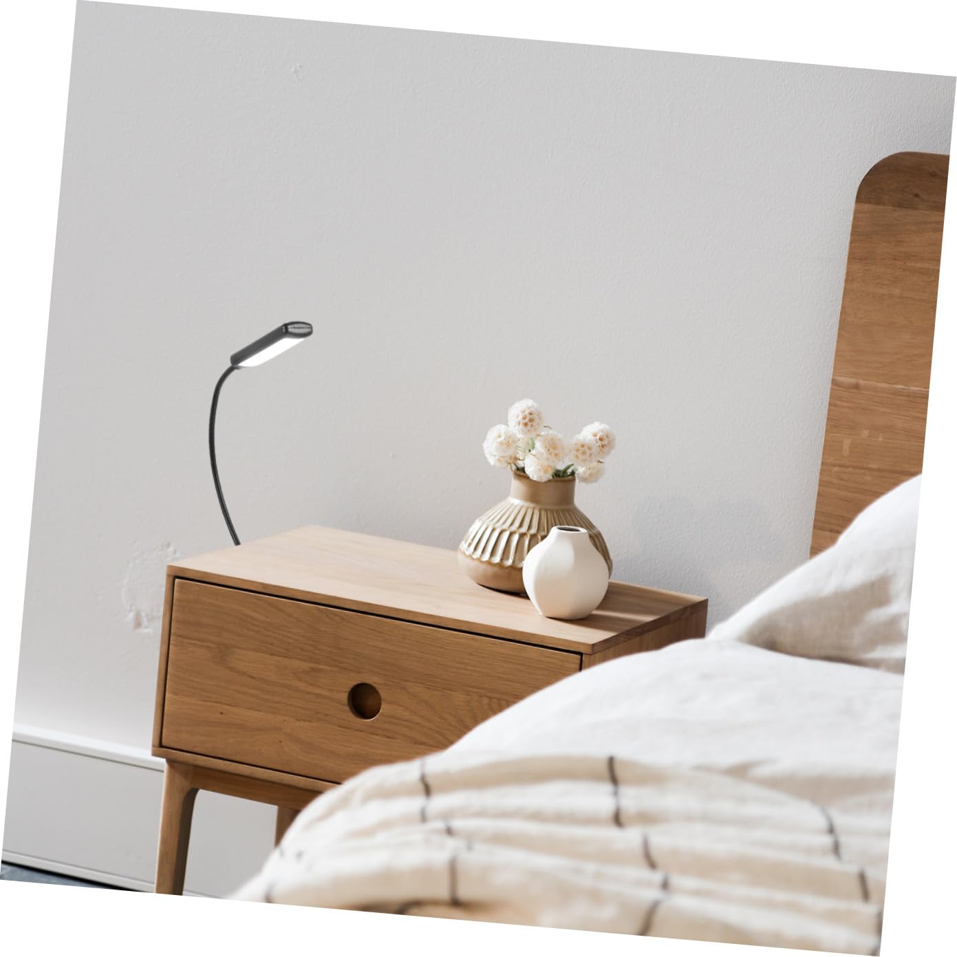 Lampe de Pupitre LED Rechargeable Noire, Lot de 2, à Pince
