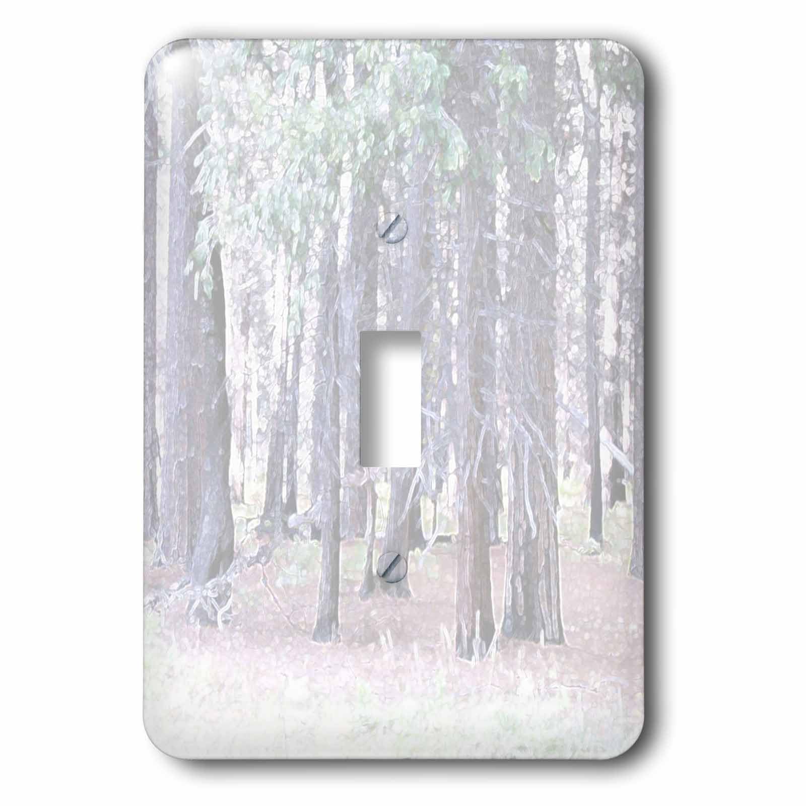 3dRose LLC lsp_23677_1 arbres interrupteur plastique brillant salon