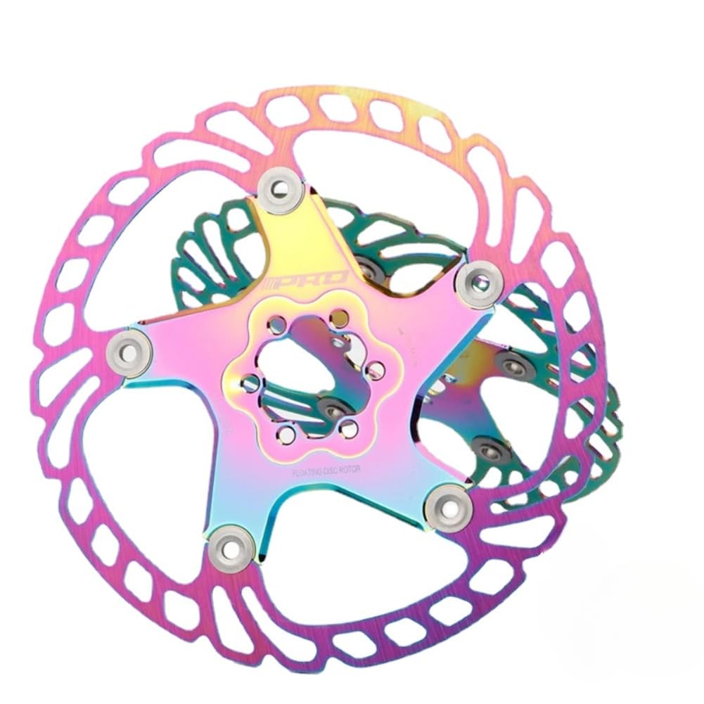 1 disque de frein pour vélo de montagne 140/160/180/203 mm coloré flottant Rotor de frein pour vélo durable creux Rotor à disque léger à six clous (203 mm 1 disque de frein pour vélo de montagne 140/160/180/203 mm coloré flottant Rotor de frein pour vélo durable creux Rotor à disque léger à six clous (203 mm
