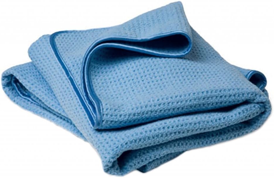 Cycbuzz Microfiber Waffle Weave 16" x 24" Car Drying Auto Detailing Towel 400 GSM Cleaning Cloth. Highly Absorbent Automotive Water Guzzler Gives Quick Dry Supreme Shine For Safe Flawless Finish.