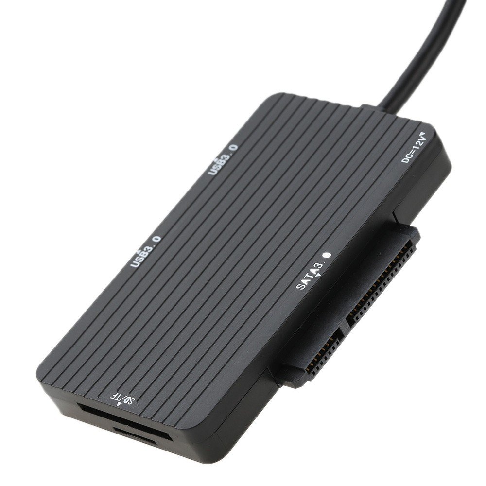 Portatile USB 3.0 multipla 2 USB 3.0 Hub & SATA 3.0 e lettore memory card TF ms adattatore convertitore per computer portatile PC MacBook