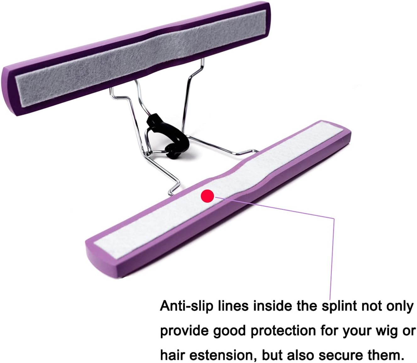 2 Pack Hair Extension Holder Hair Extensions Storage Bag with Hanger ,Portable Wig Bags Storage,Hair Extension Hanger for Hairpiece Human Hair