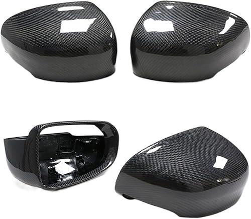 Miniatura 3 de KLUfo Car Accessories Real Carbon Fiber Rear View Mirror CoverCompatible for Volvo S80 C30 S40 V50 V70 C70 S80L S60 V60 V40 S60L V90 XC60 S90 XC40