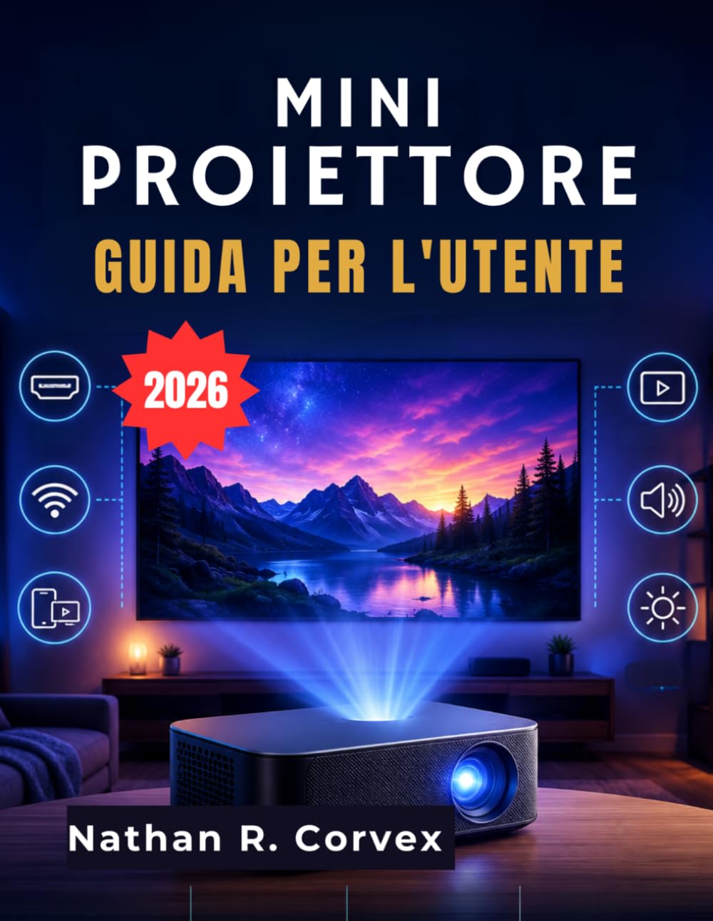 Mini proiettore Guida per l'utente: Una guida passo passo per la configurazione, la duplicazione dello schermo, lo streaming, la qualità dell'immagine, la manutenzione e la risoluzione dei problemi.