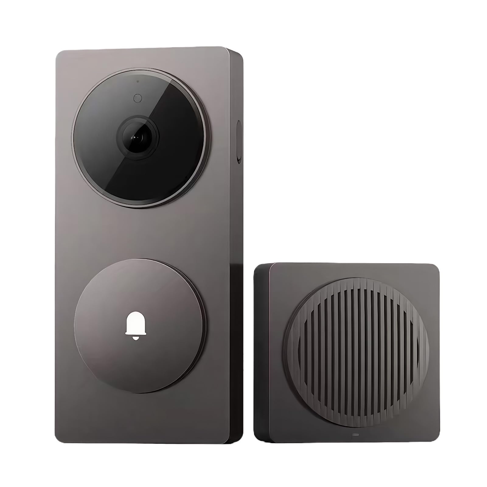 Yixannx Grayish Black Doorbell Camera Facilitates Enhanced Safety With High Definition Videos And Cutting-Edge Detection Features Wireless Doorbell For Home Video,