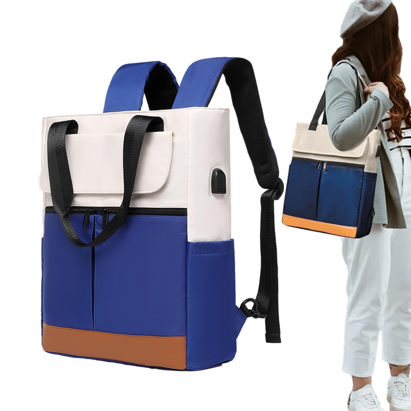 Générique Reiserucksack, Freizeitrucksack, Schulranzen für Studenten mit | USB-Ladeanschluss, College-Tasche, Freizeitrucksack, Outdoor-Rucksack für Männer und Frauen