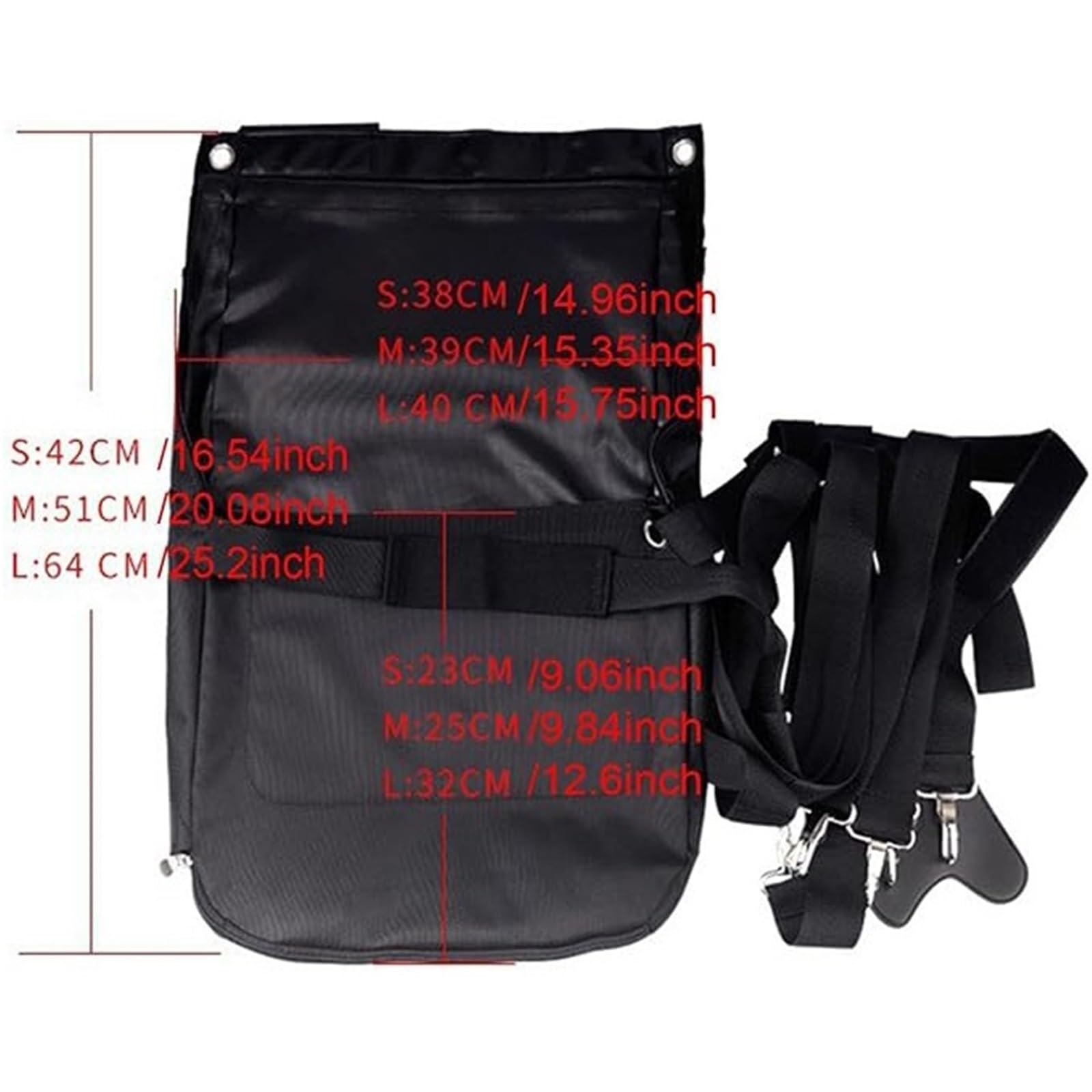 Bolsa recolectora de pañales for caballos y excrementos de caballo for carruajes de calle, bolsas for estiércol de caballo for áreas escénicas de equitación, bolsa recolectora ajustable for almacenami