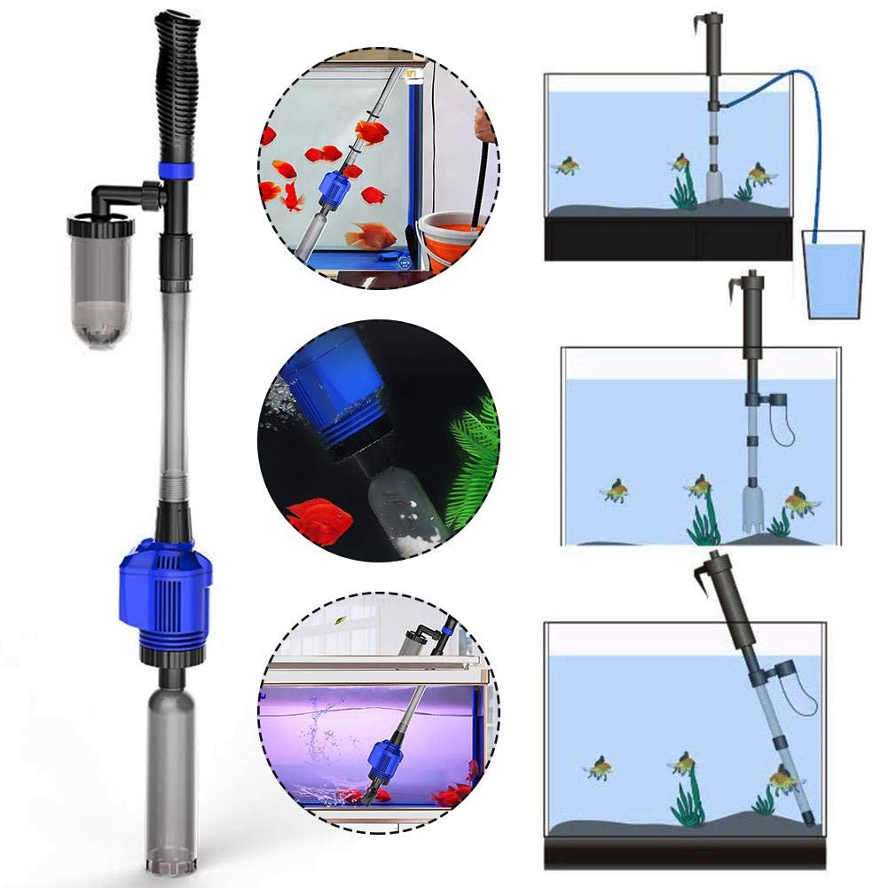 Aspirador eléctrico para acuario, 800 L/H