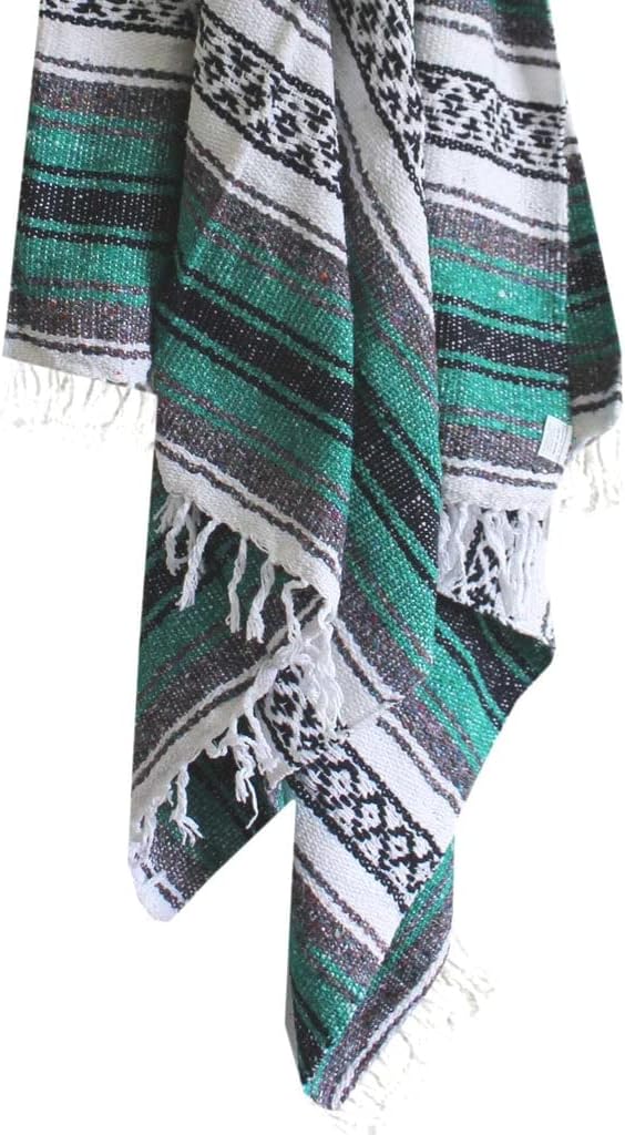 Del Mex Classic Mexican Blanket Poncho - Image 4