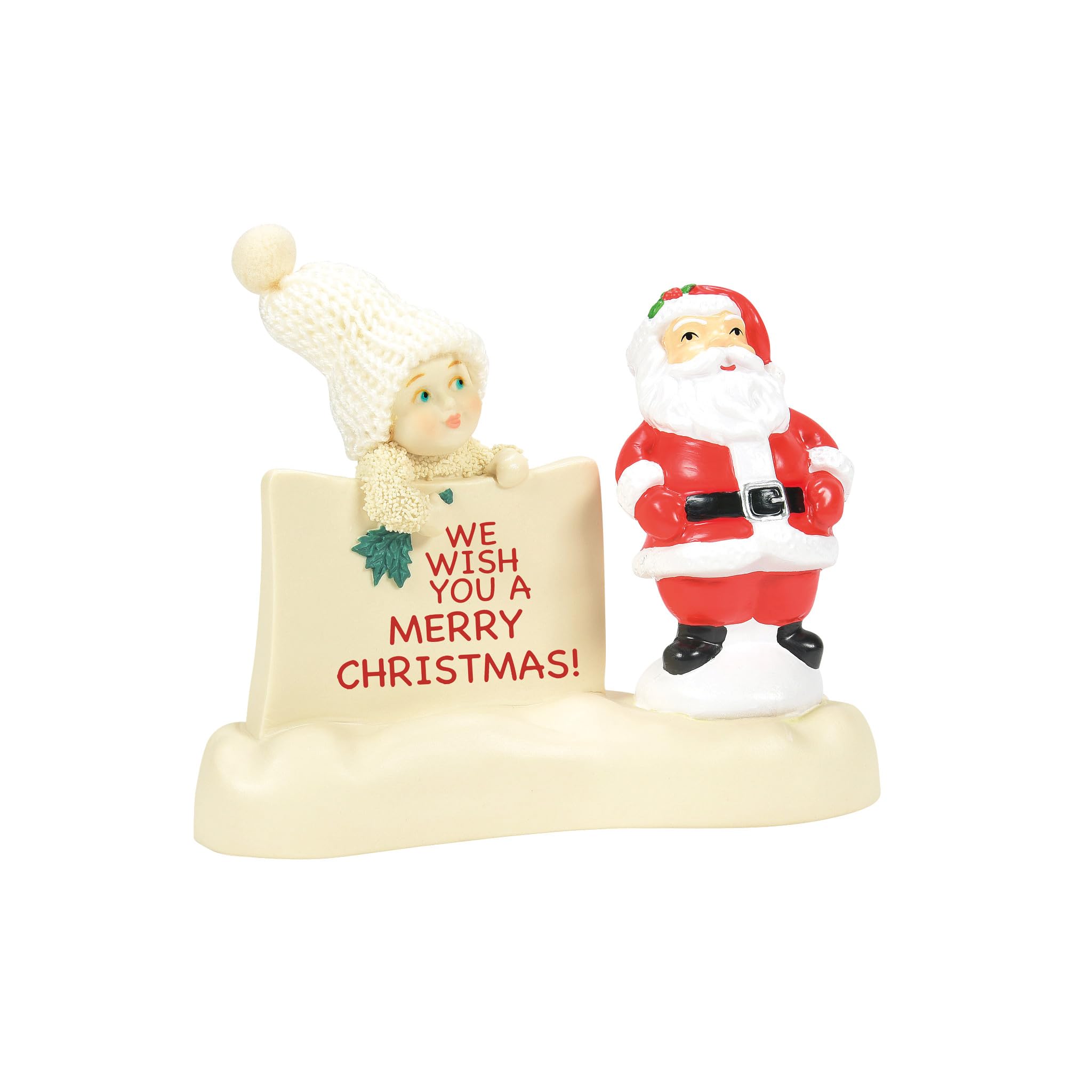Department 56 Snowbabies Figurine de Père Noël illuminée Jubilee de Noël Multicolore 11,4 cm