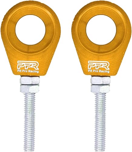 Vista 23 de Ajustador de tensor de cadena de 0.59 pulgadas, 2 piezas para motocross XR/CRF 50 70 KLX 110 50cc-160cc (negro)