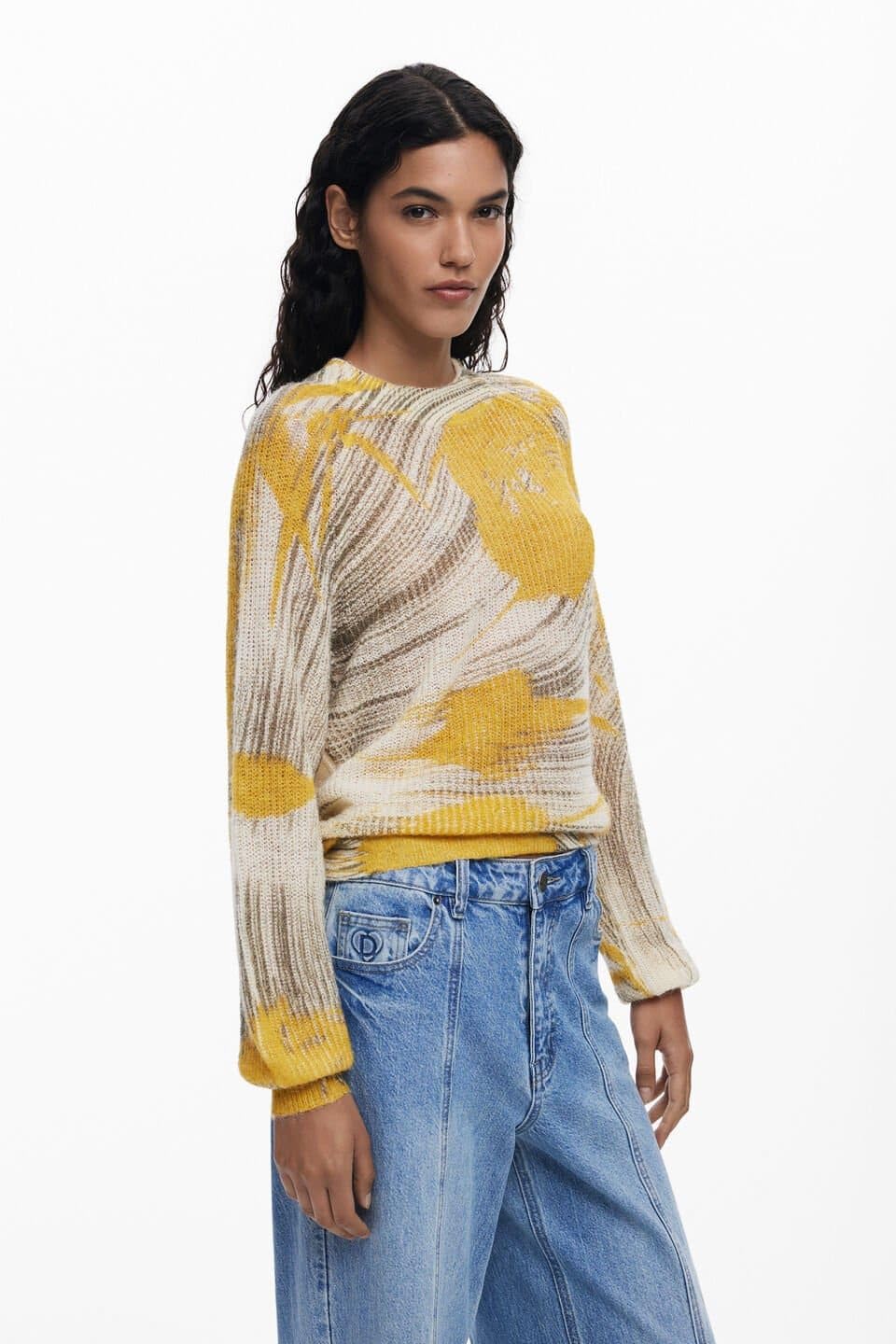 Desigual 25wwjf31 Pullover Sweater Donna
