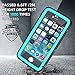 meritcase iPhone 5S Waterproof Case, IP68 iPhone SE/5S/5 Waterproof Shockproof Dirtproof Snowproof Screen Protector Cover for Snow Skiing Swimming (Blue)