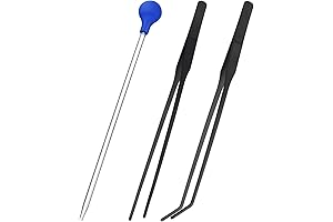 Weewooday 3 Pieces Fish Tank Tongs