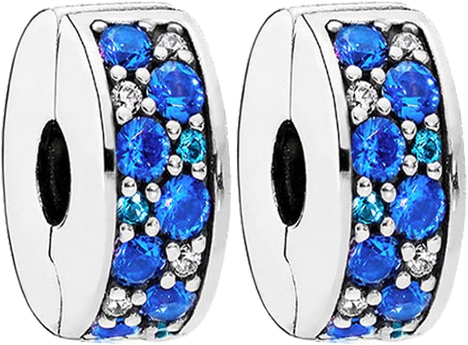 Sterling Silver Clip Charms for Pandora Bracelets Silver Clip Charms Jewelry Gifts for Women