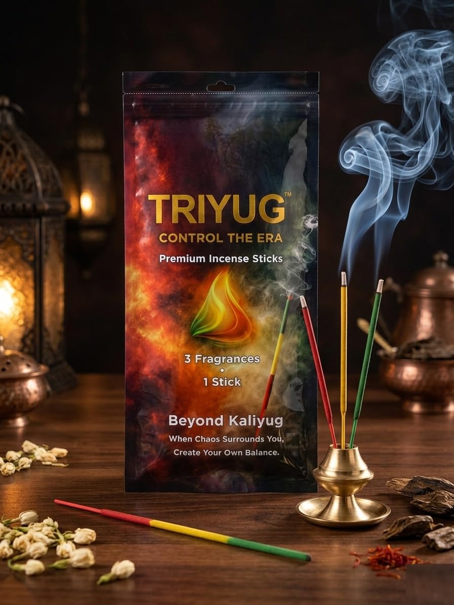 Beyond Kaliyug 3-in-1 Premium Incense Sticks Agarbatti | 3 Fragrances in 1 Stick for Meditation, Yoga & Relaxation | Long Lasting Aroma with Essential Oils & Natural Herbs for Spiritual Balance (1)-image-30
